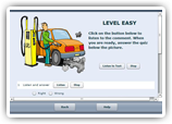 Illustrated situations for aural comprehension
